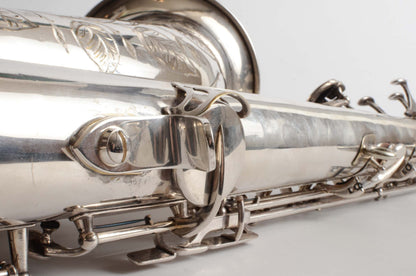 Selmer Balanced Action Tenor 1940 Silver Replate Extra Engraving Amazing Player 29738