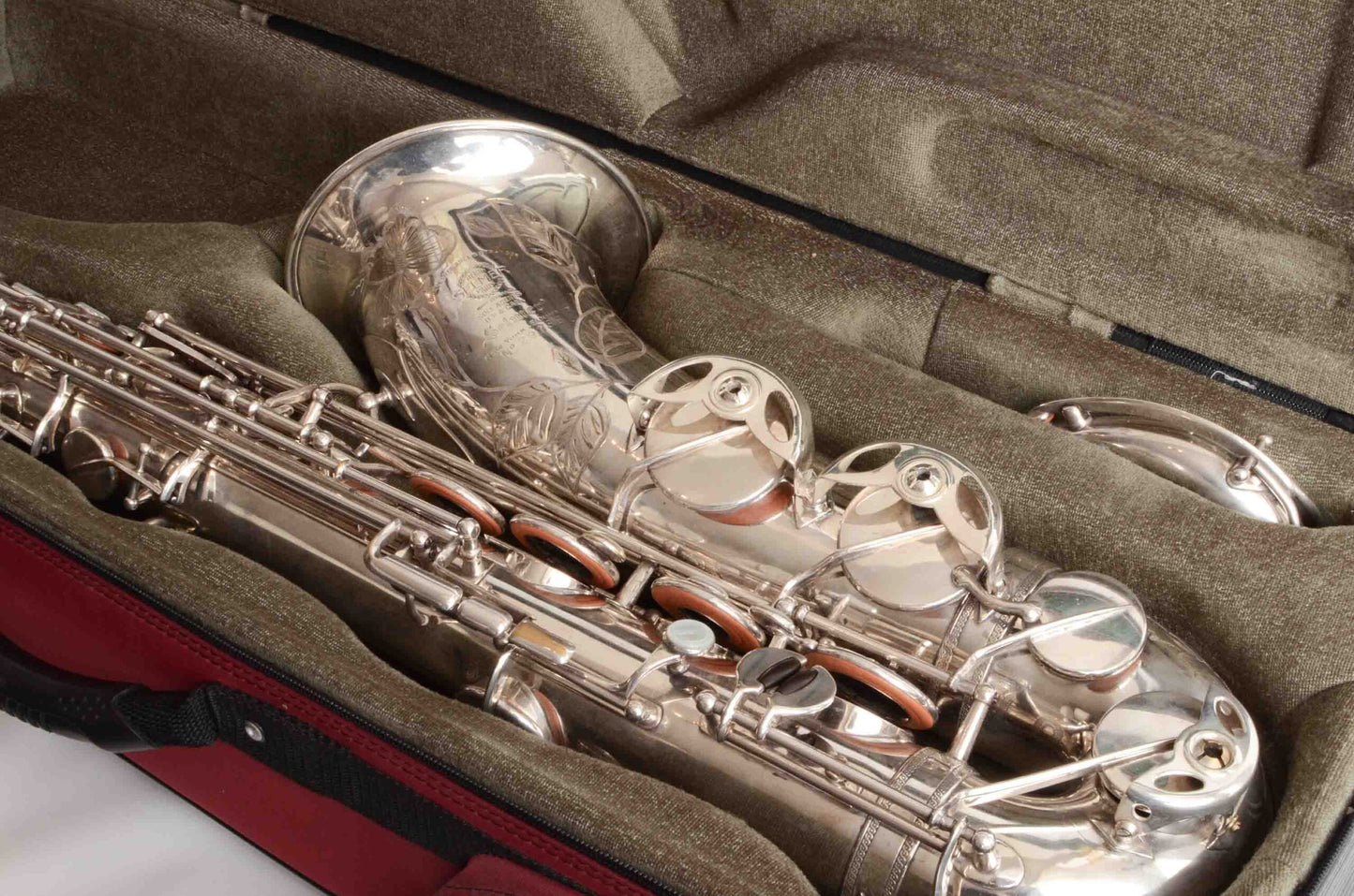 Selmer Balanced Action Tenor 1940 Silver Replate Extra Engraving Amazing Player 29738