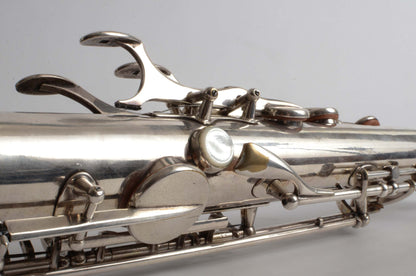 Selmer Balanced Action Tenor 1940 Silver Replate Extra Engraving Amazing Player 29738