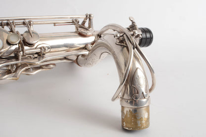 Selmer Balanced Action Tenor 1940 Silver Replate Extra Engraving Amazing Player 29738