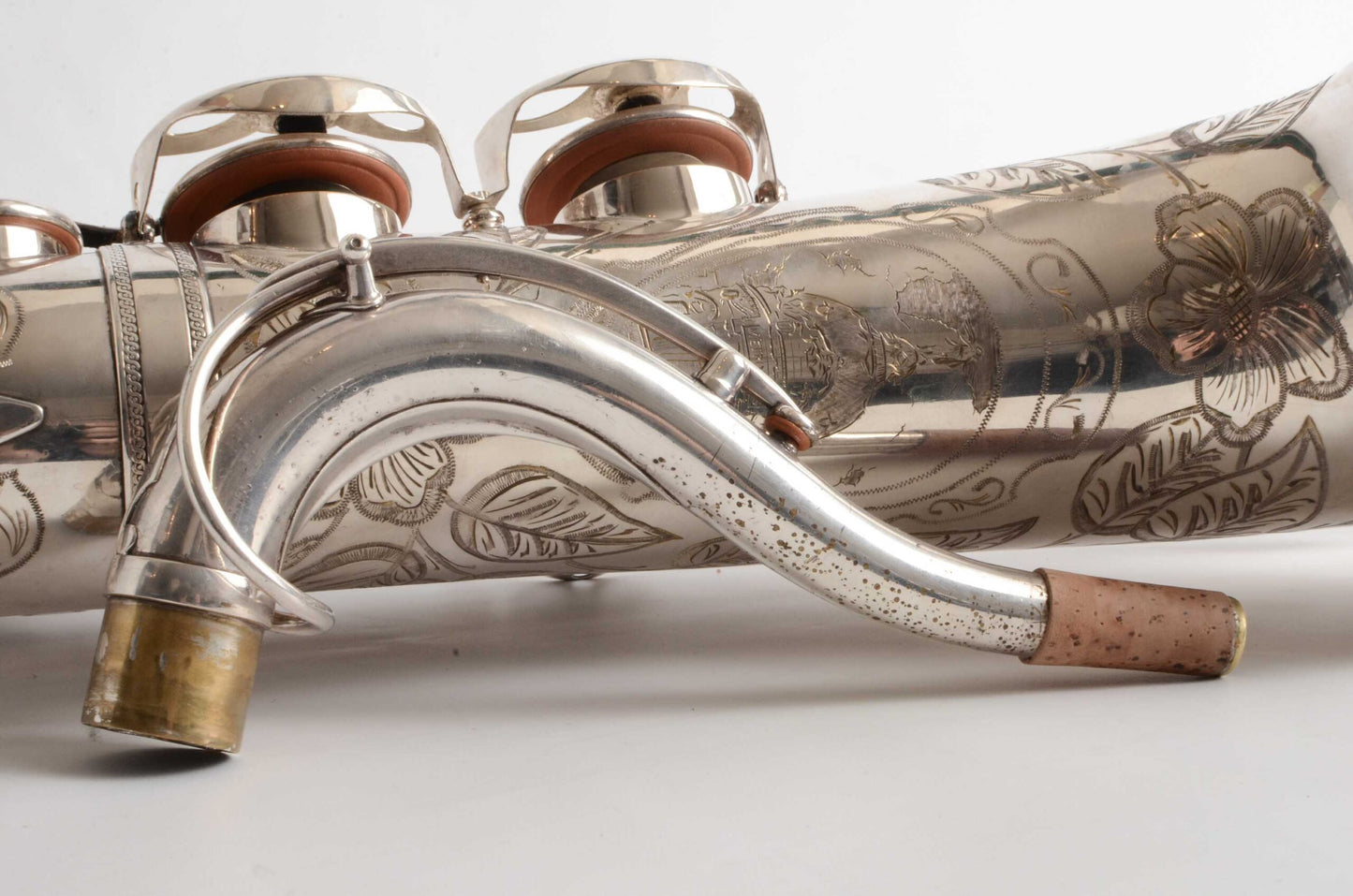 Selmer Balanced Action Tenor 1940 Silver Replate Extra Engraving Amazing Player 29738
