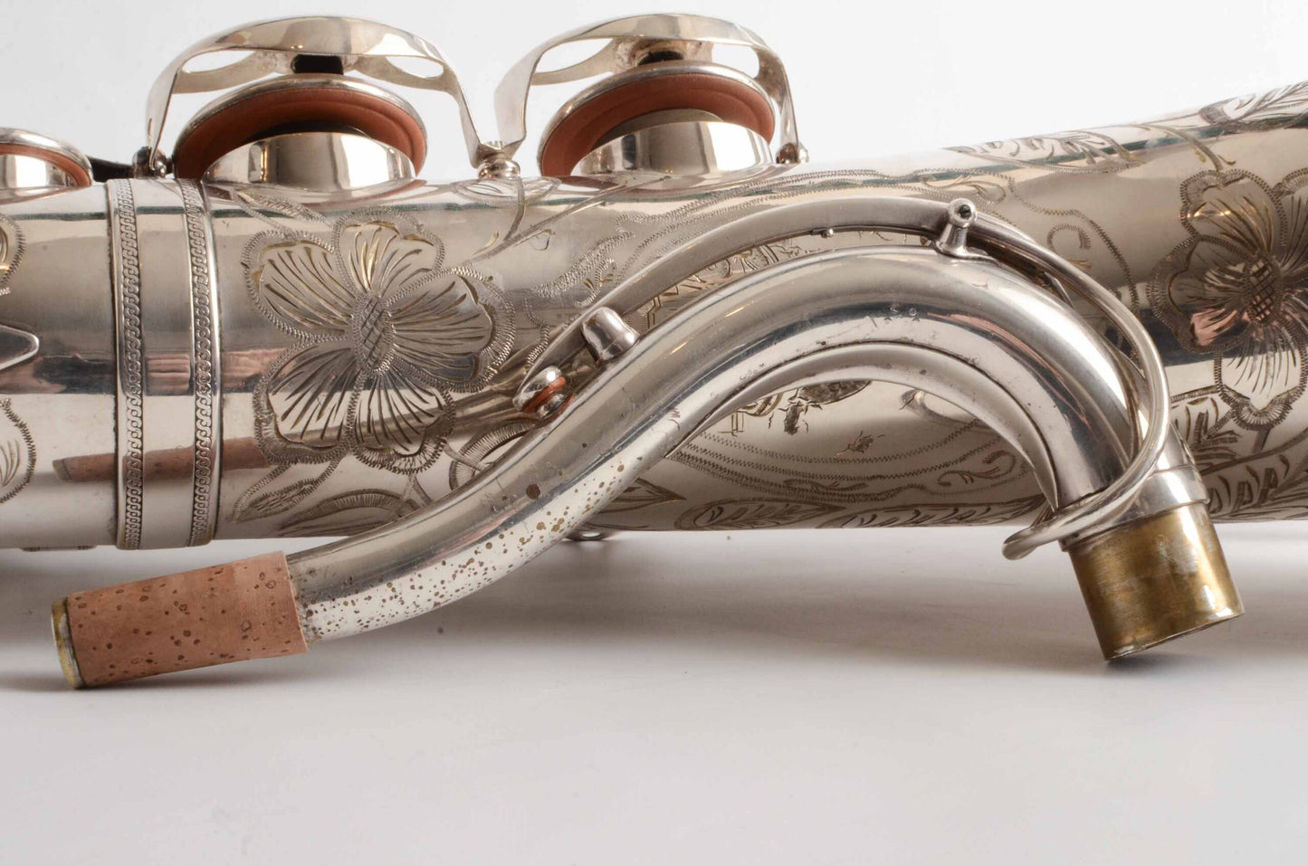 Selmer Balanced Action Tenor 1940 Silver Replate Extra Engraving Amazing Player 29738