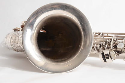 Selmer Balanced Action Tenor 1940 Silver Replate Extra Engraving Amazing Player 29738