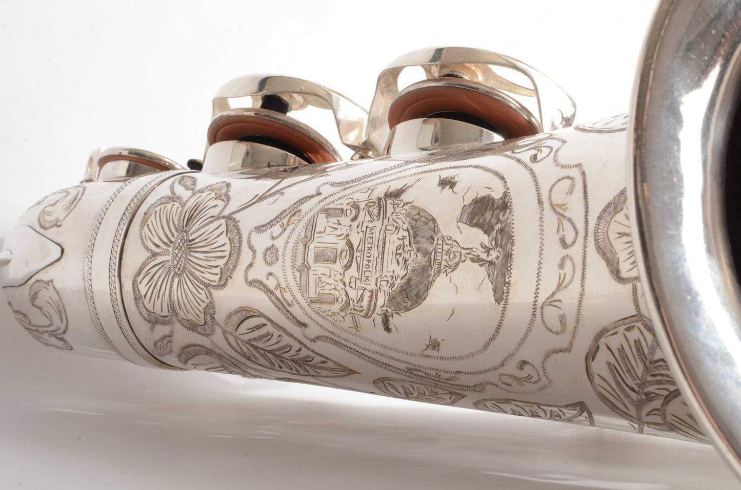 Selmer Balanced Action Tenor 1940 Silver Replate Extra Engraving Amazing Player 29738