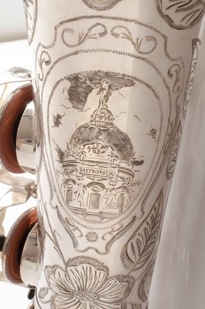 Selmer Balanced Action Tenor 1940 Silver Replate Extra Engraving Amazing Player 29738