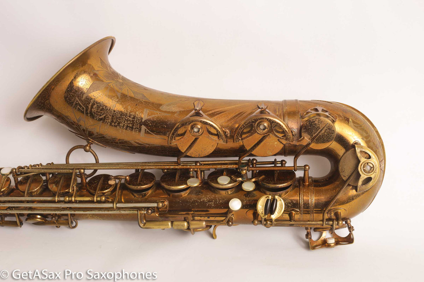 Selmer Balanced Action Tenor Original Lacquer Rare Sunburst American Engraving Recent Overhaul Exceptional!