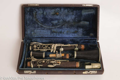 Selmer Centered-Tone Rosewood Bb Clarinet (Needs Thorough Restoration) P5382