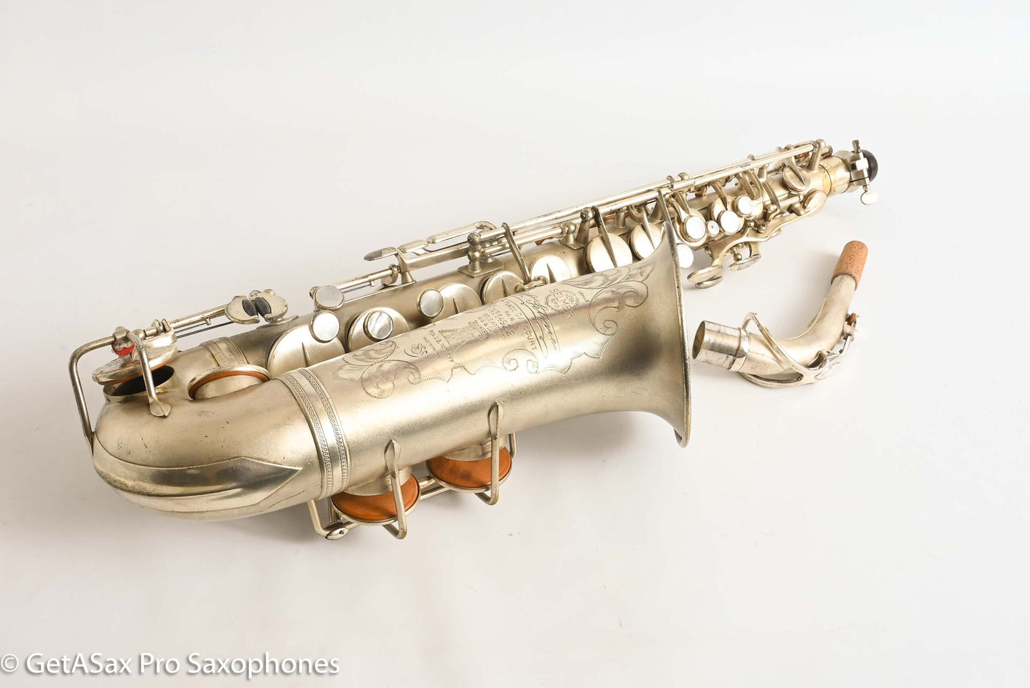 Selmer Cigar Cutter Alto Original Satin Silver Plate Mark VI Neck 14922