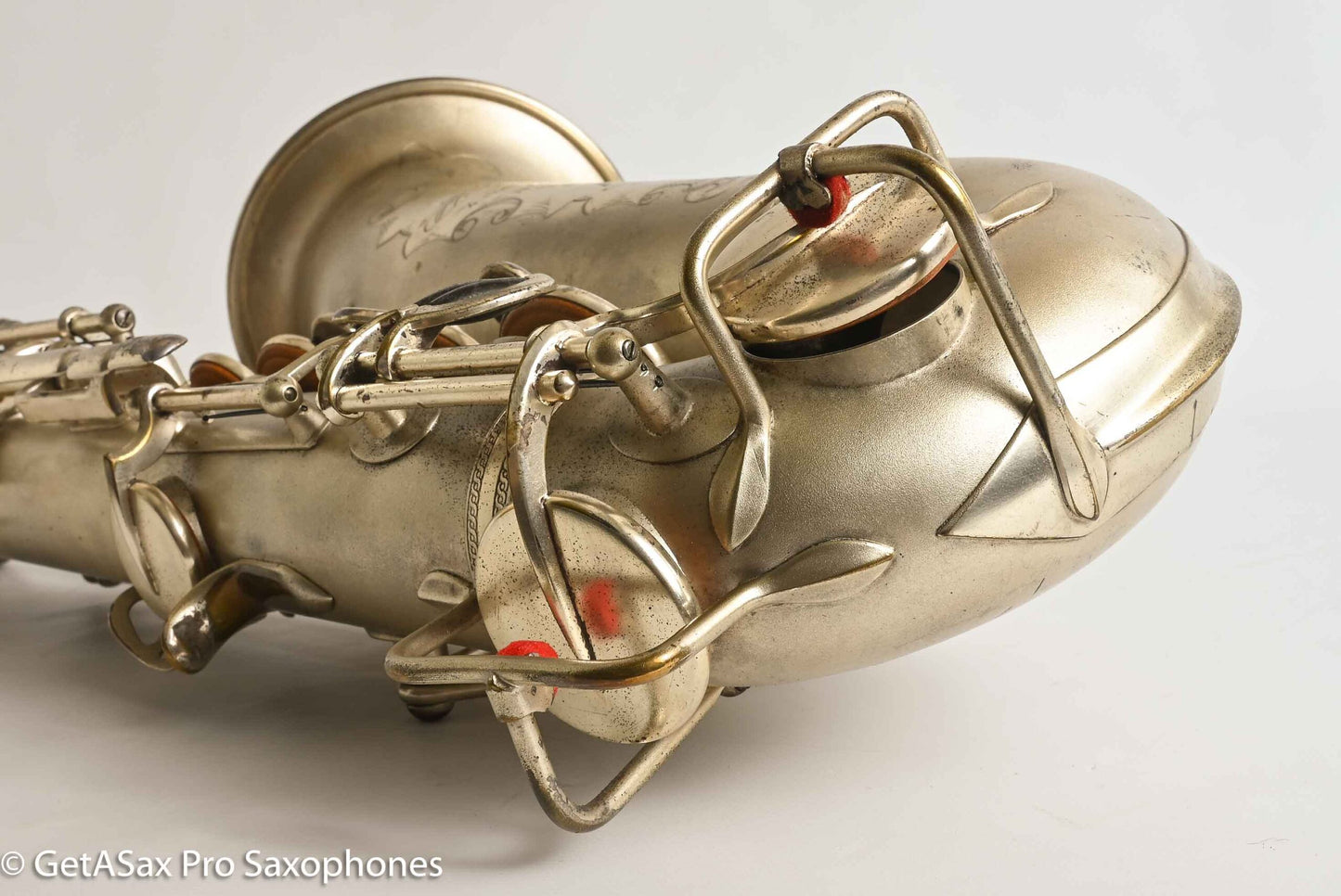 Selmer Cigar Cutter Alto Original Satin Silver Plate Mark VI Neck 14922