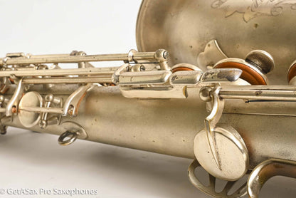 Selmer Cigar Cutter Alto Original Satin Silver Plate Mark VI Neck 14922