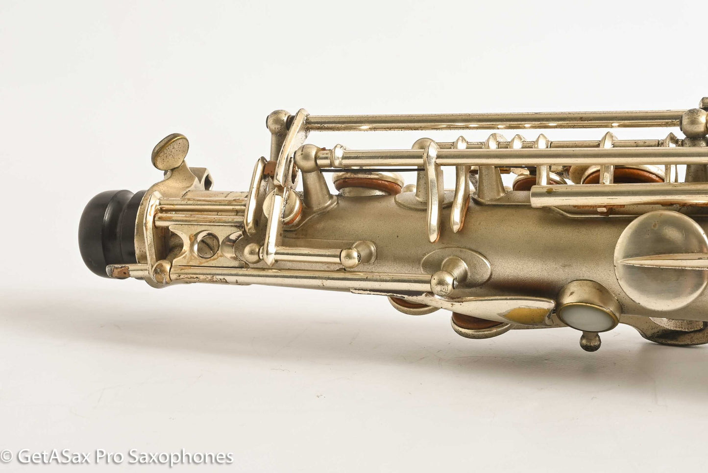 Selmer Cigar Cutter Alto Original Satin Silver Plate Mark VI Neck 14922