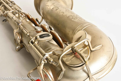 Selmer Cigar Cutter Alto Original Satin Silver Plate Mark VI Neck 14922