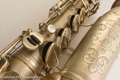 Selmer Cigar Cutter Alto Original Satin Silver Plate Mark VI Neck 14922