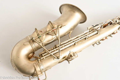 Selmer Cigar Cutter Alto Original Satin Silver Plate Mark VI Neck 14922