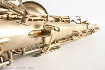 Selmer Cigar Cutter Alto Original Satin Silver Plate Mark VI Neck 14922