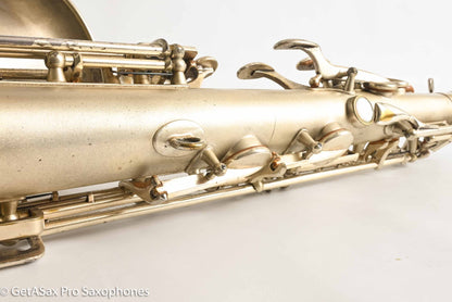 Selmer Cigar Cutter Alto Original Satin Silver Plate Mark VI Neck 14922