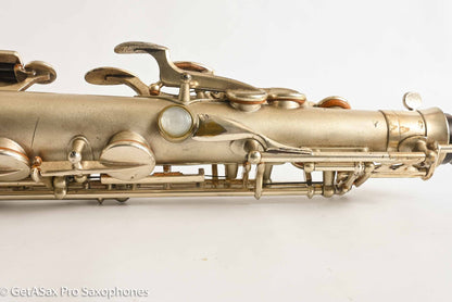 Selmer Cigar Cutter Alto Original Satin Silver Plate Mark VI Neck 14922