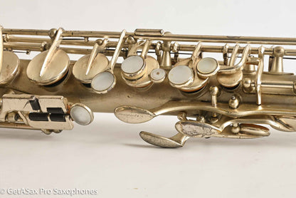 Selmer Cigar Cutter Alto Original Satin Silver Plate Mark VI Neck 14922