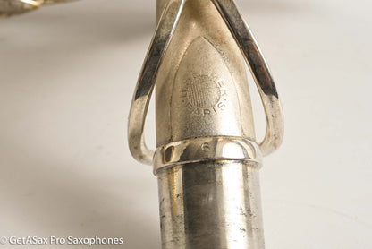 Selmer Cigar Cutter Alto Original Satin Silver Plate Mark VI Neck 14922