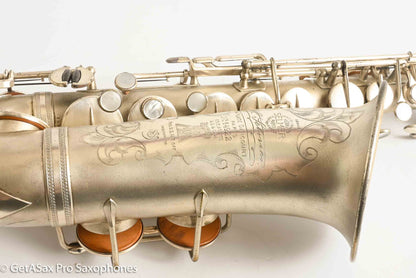 Selmer Cigar Cutter Alto Original Satin Silver Plate Mark VI Neck 14922