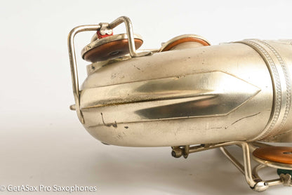 Selmer Cigar Cutter Alto Original Satin Silver Plate Mark VI Neck 14922