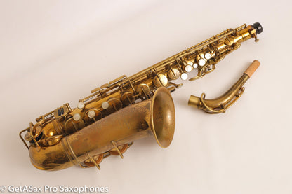 Selmer Super Sax Cigar Cutter Alto Original Lacquer Fresh Overhaul Exceptional! 16757