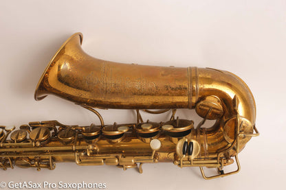 Selmer Super Sax Cigar Cutter Alto Original Lacquer Fresh Overhaul Exceptional! 16757