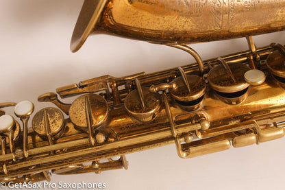 Selmer Super Sax Cigar Cutter Alto Original Lacquer Fresh Overhaul Exceptional! 16757