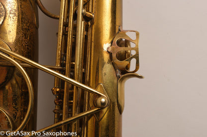 Selmer Super Sax Cigar Cutter Alto Original Lacquer Fresh Overhaul Exceptional! 16757