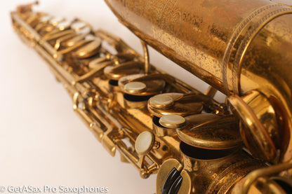 Selmer Super Sax Cigar Cutter Alto Original Lacquer Fresh Overhaul Exceptional! 16757