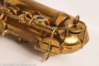 Selmer Super Sax Cigar Cutter Alto Original Lacquer Fresh Overhaul Exceptional! 16757