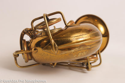 Selmer Super Sax Cigar Cutter Alto Original Lacquer Fresh Overhaul Exceptional! 16757