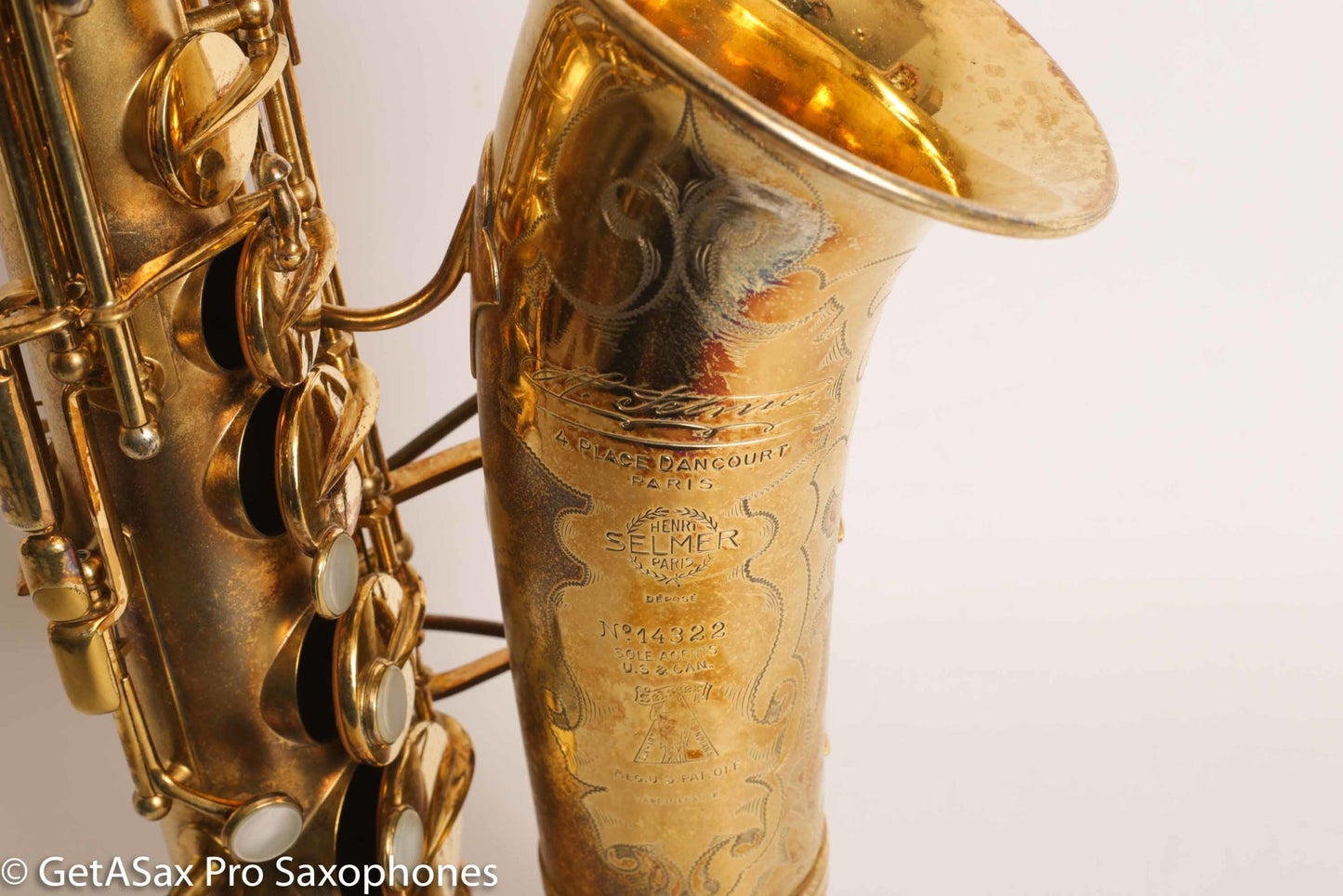 Selmer Cigar Cutter Super Sax Alto Original Gold Plate Near Mint Low Miles Matt Stohrer Overhaul