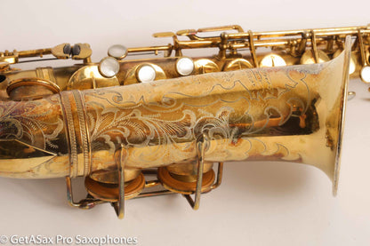 Selmer Cigar Cutter Super Sax Alto Original Gold Plate Near Mint Low Miles Matt Stohrer Overhaul