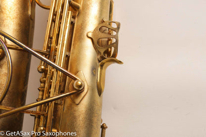 Selmer Cigar Cutter Super Sax Alto Original Gold Plate Near Mint Low Miles Matt Stohrer Overhaul