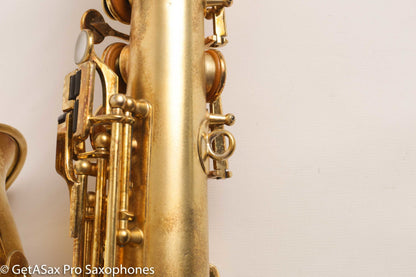 Selmer Cigar Cutter Super Sax Alto Original Gold Plate Near Mint Low Miles Matt Stohrer Overhaul