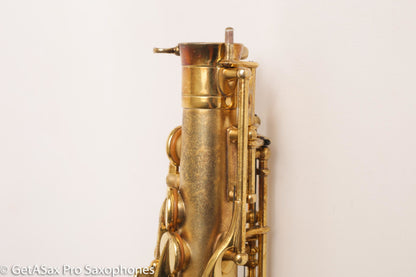 Selmer Cigar Cutter Super Sax Alto Original Gold Plate Near Mint Low Miles Matt Stohrer Overhaul