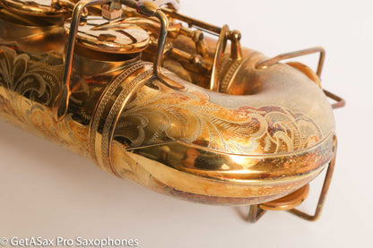 Selmer Cigar Cutter Super Sax Alto Original Gold Plate Near Mint Low Miles Matt Stohrer Overhaul