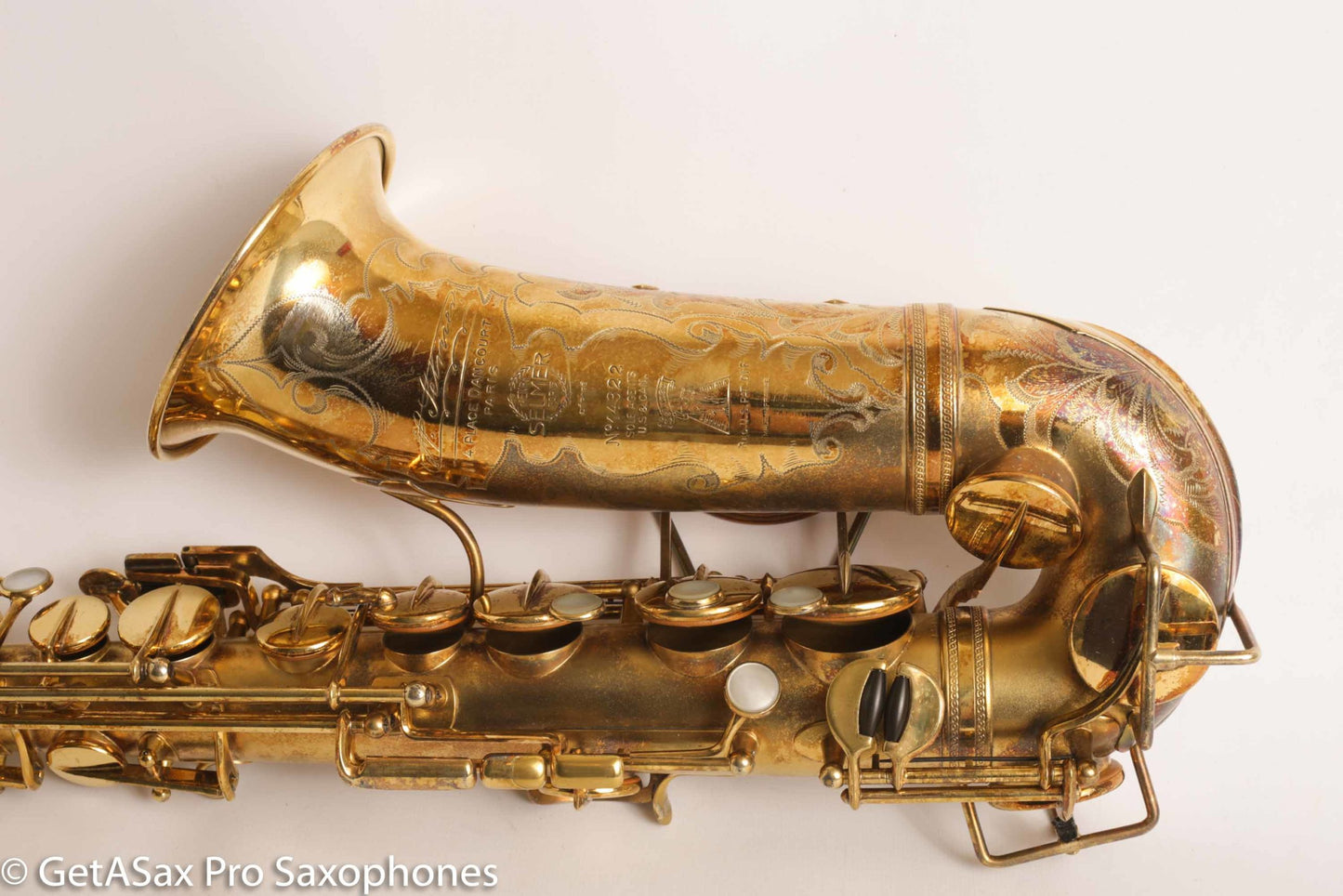 Selmer Cigar Cutter Super Sax Alto Original Gold Plate Near Mint Low Miles Matt Stohrer Overhaul