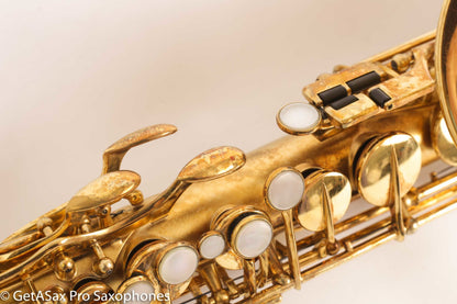 Selmer Cigar Cutter Super Sax Alto Original Gold Plate Near Mint Low Miles Matt Stohrer Overhaul