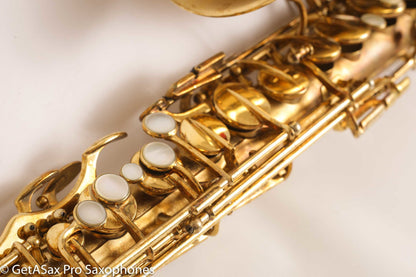 Selmer Cigar Cutter Super Sax Alto Original Gold Plate Near Mint Low Miles Matt Stohrer Overhaul