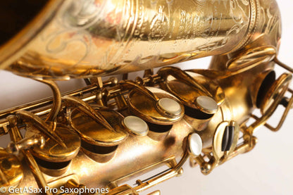 Selmer Cigar Cutter Super Sax Alto Original Gold Plate Near Mint Low Miles Matt Stohrer Overhaul