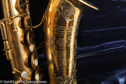 Selmer Cigar Cutter Super Sax Alto Original Gold Plate Near Mint Low Miles Matt Stohrer Overhaul