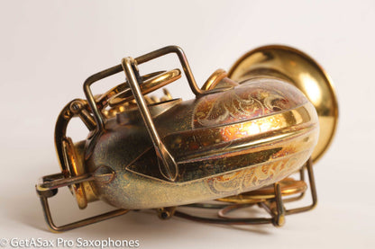 Selmer Cigar Cutter Super Sax Alto Original Gold Plate Near Mint Low Miles Matt Stohrer Overhaul