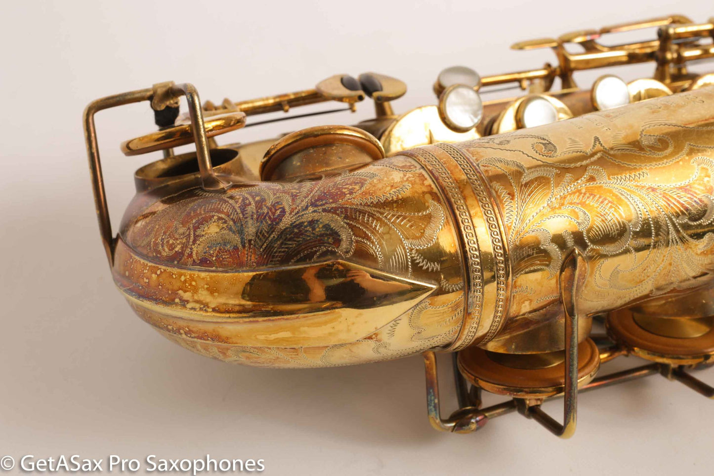 Selmer Cigar Cutter Super Sax Alto Original Gold Plate Near Mint Low Miles Matt Stohrer Overhaul