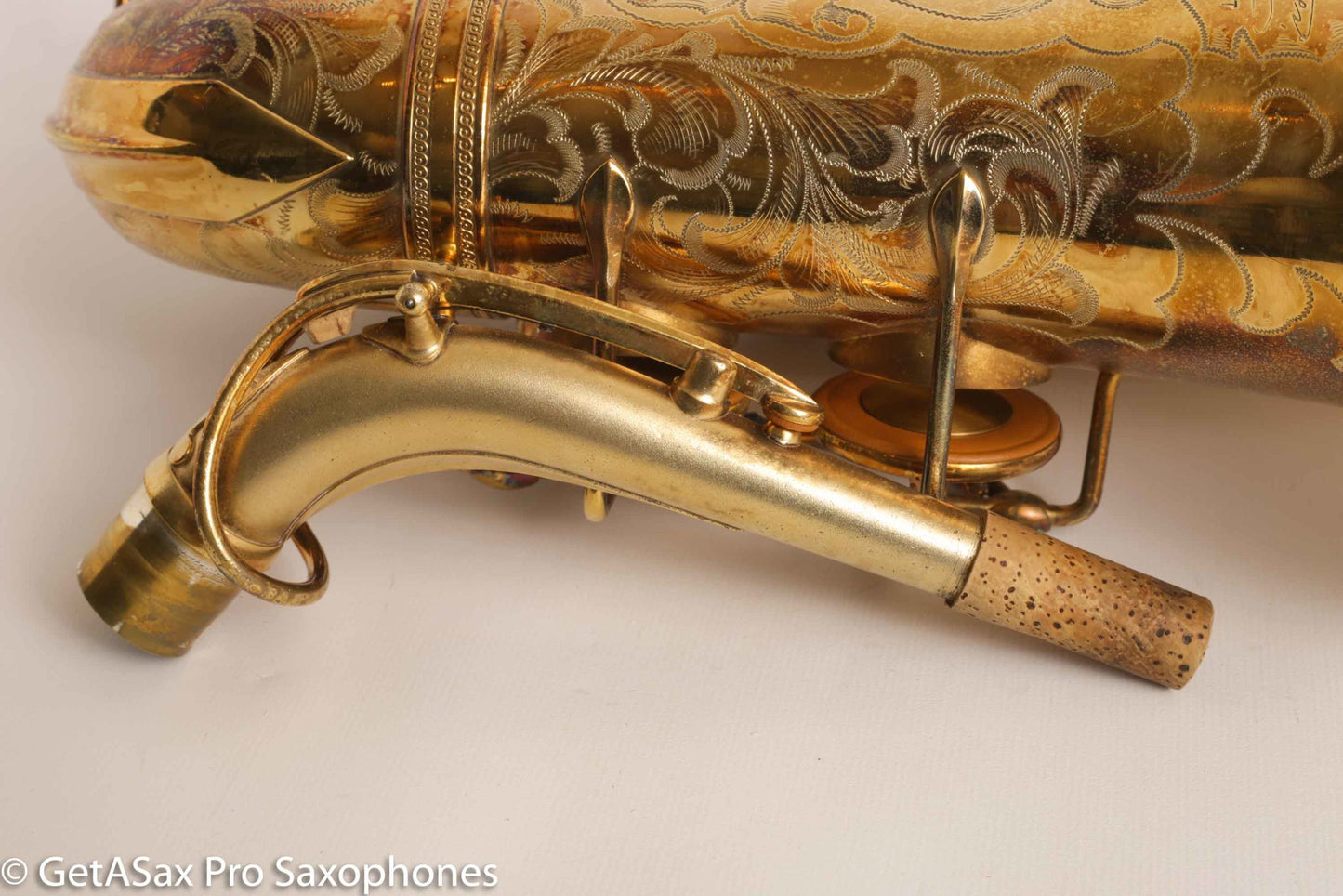 Selmer Cigar Cutter Super Sax Alto Original Gold Plate Near Mint Low Miles Matt Stohrer Overhaul