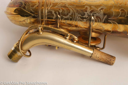 Selmer Cigar Cutter Super Sax Alto Original Gold Plate Near Mint Low Miles Matt Stohrer Overhaul