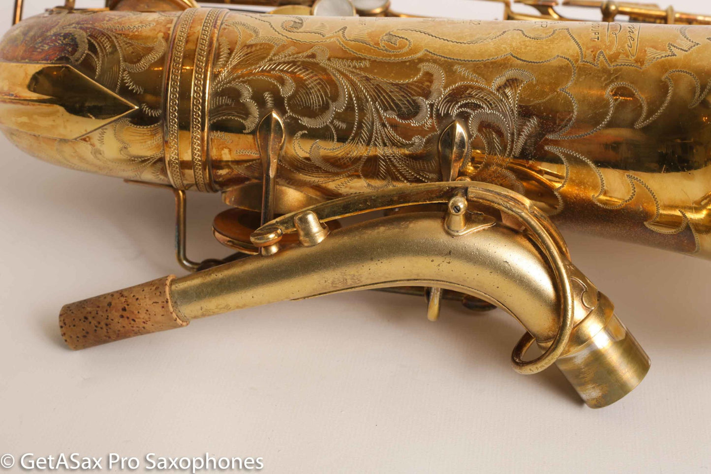 Selmer Cigar Cutter Super Sax Alto Original Gold Plate Near Mint Low Miles Matt Stohrer Overhaul