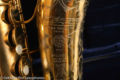 Selmer Cigar Cutter Super Sax Alto Original Gold Plate Near Mint Low Miles Matt Stohrer Overhaul