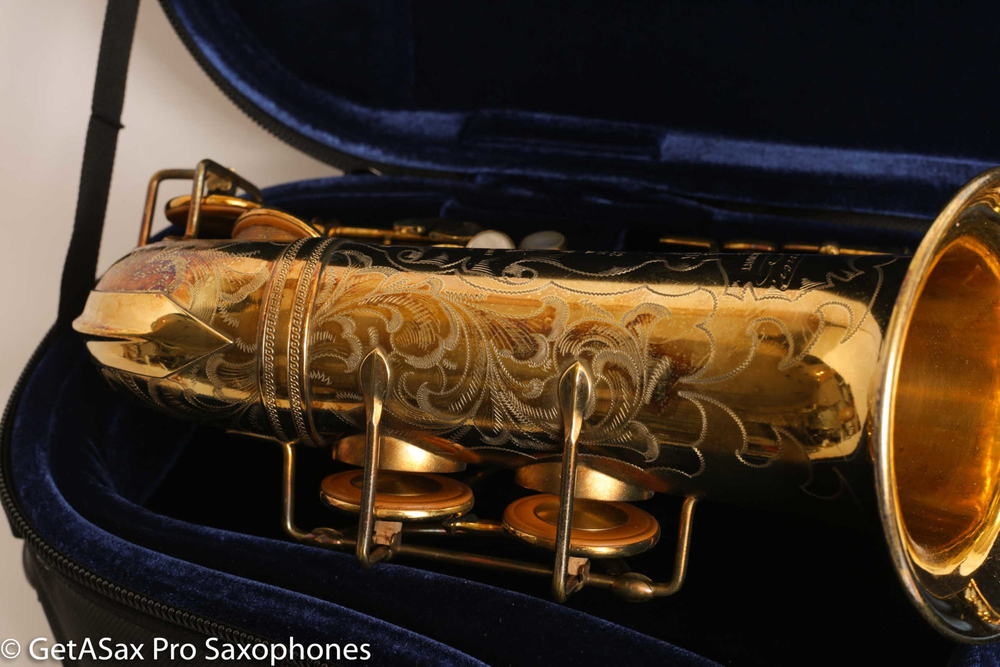 Selmer Cigar Cutter Super Sax Alto Original Gold Plate Near Mint Low Miles Matt Stohrer Overhaul